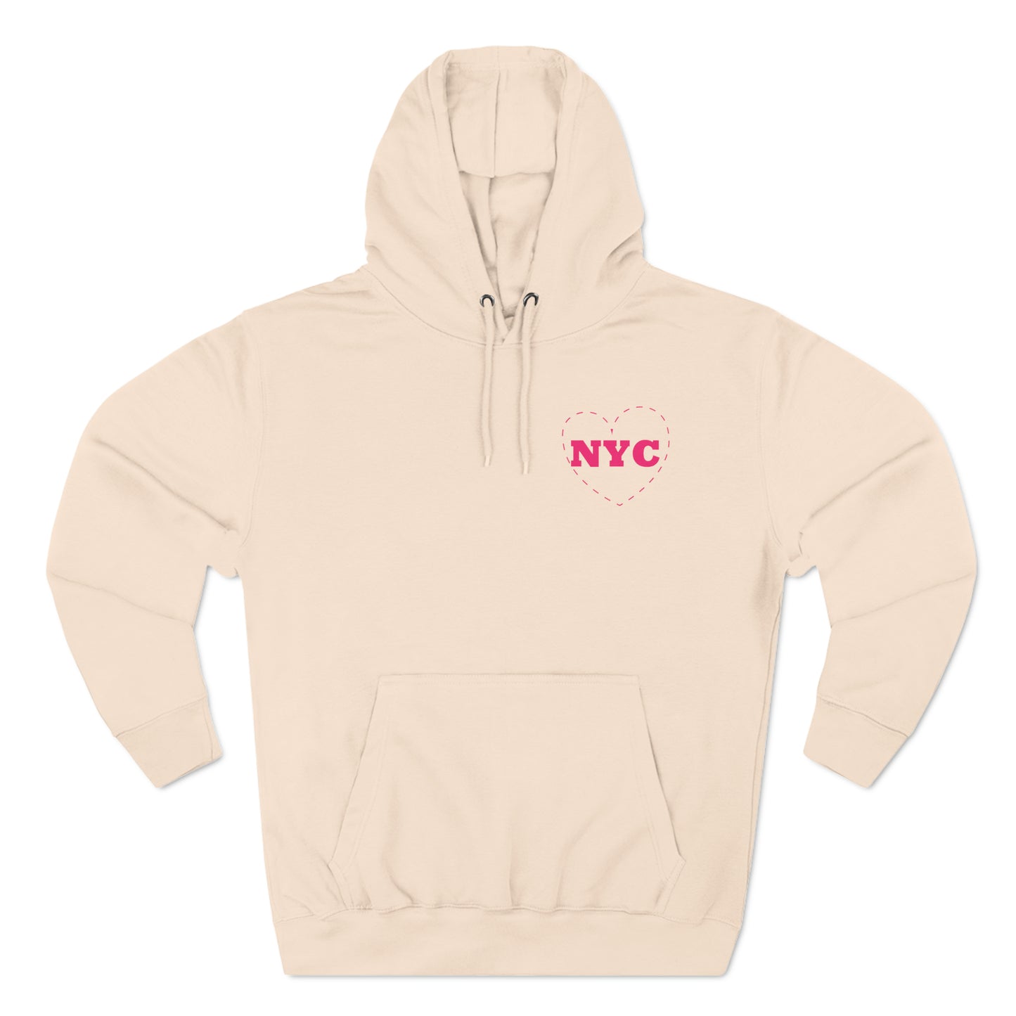 New York City Skyline Premium Cotton Pullover Hoodie