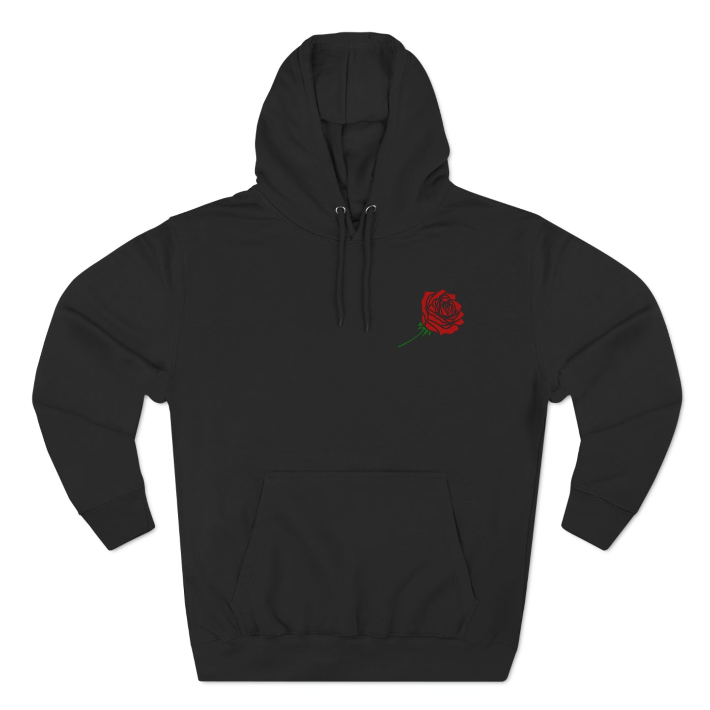 Red Rose Premium Pullover Hoodie