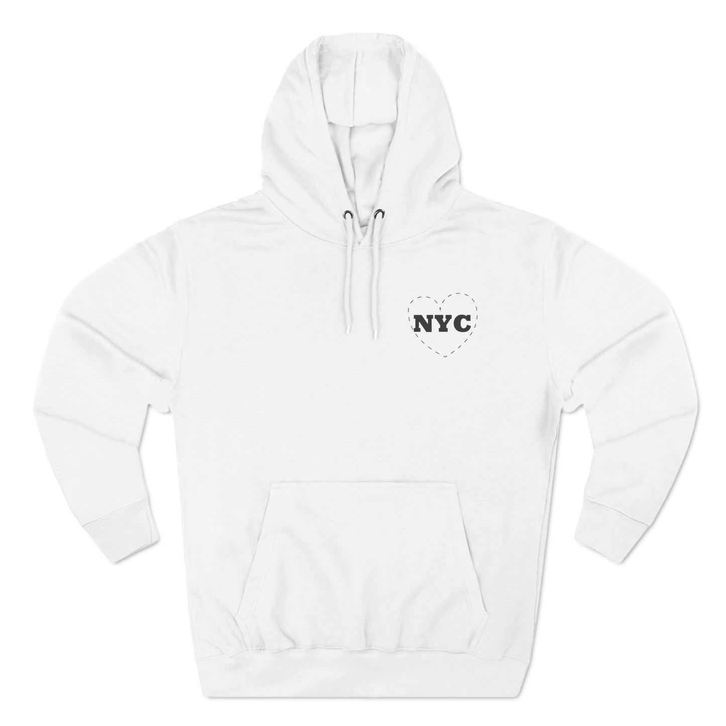 New York City Skyline Premium Cotton Pullover Hoodie