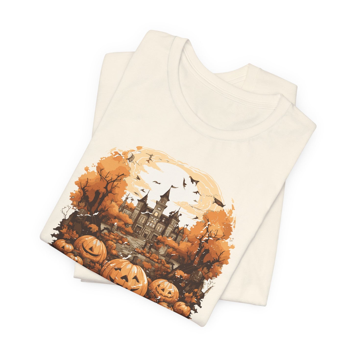 Halloweentown Vintage Graphic Tee, Unisex Jersey Short Sleeve Halloween Tee