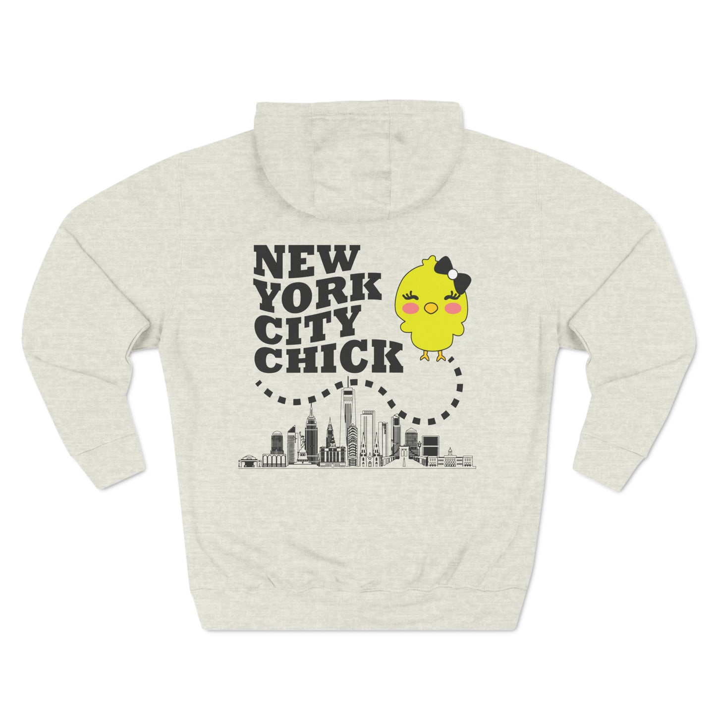 New York City Chick Premium Cotton Pullover Hoodie