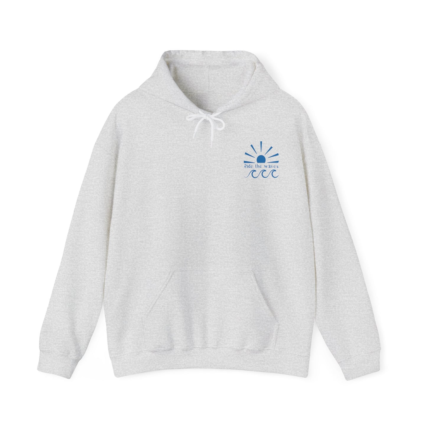 Ocean Blue Waves Unisex Hoodie Sweatshirt