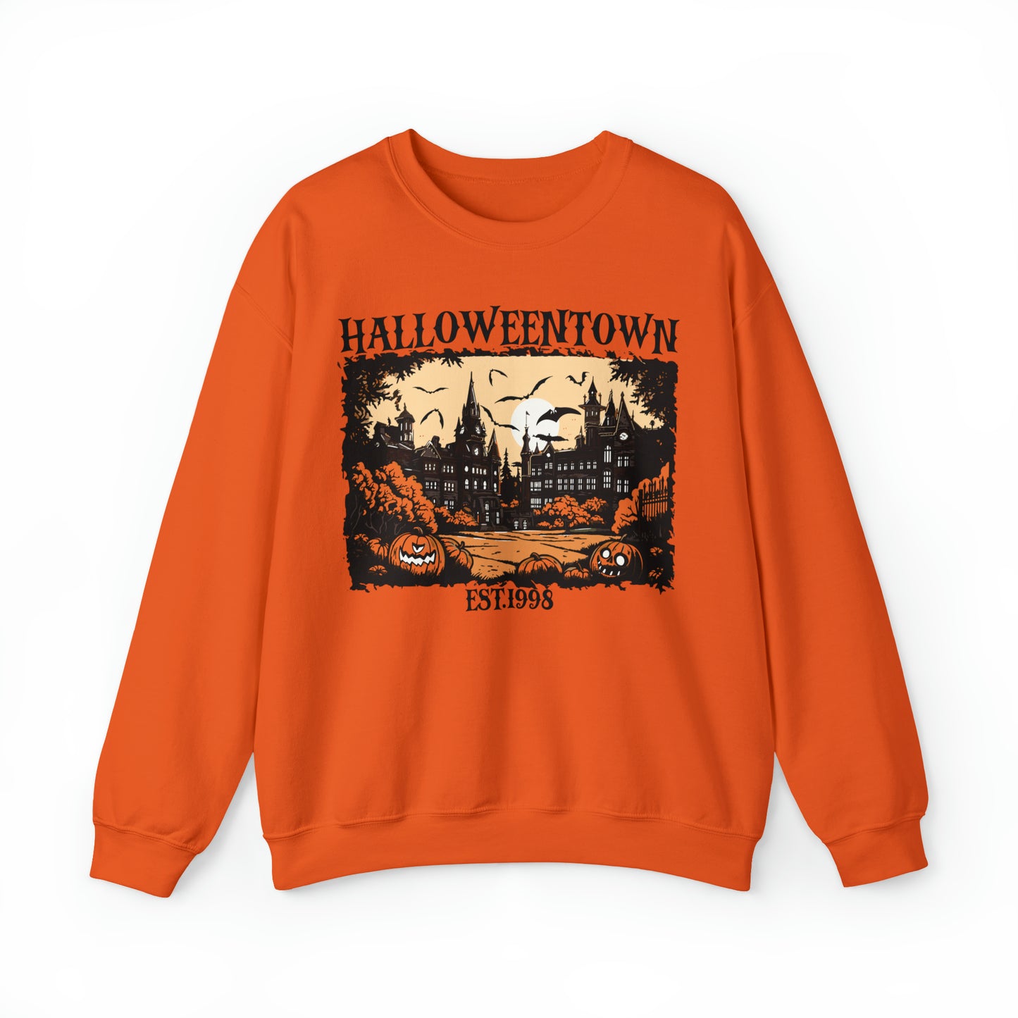 Vintage Halloween Halloweentown Graphic Crewneck Sweatshirt, Cult Classic Vintage TV Shirt