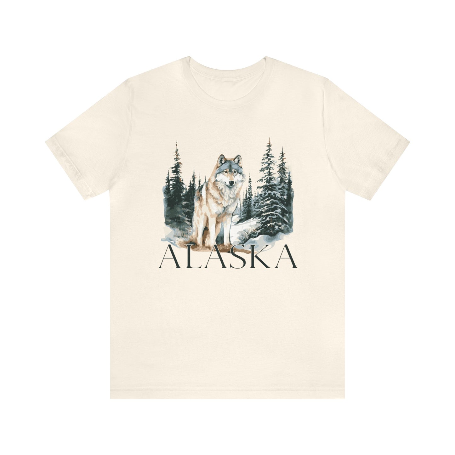 Alaska Wolf Unisex Jersey Short Sleeve Tee