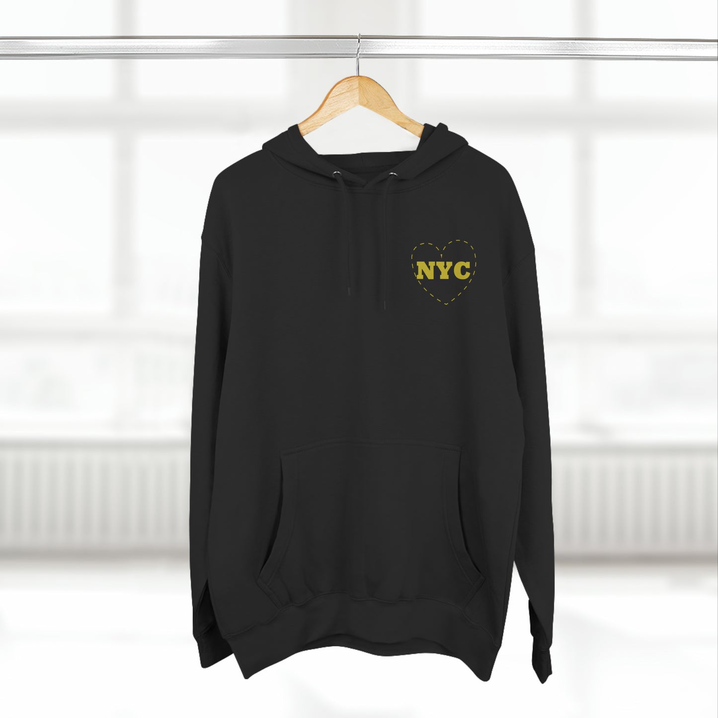 New York City Skyline Premium Cotton Pullover Hoodie