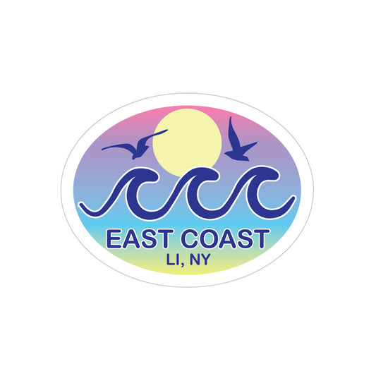 East Coast Long Island Vinyl Decal