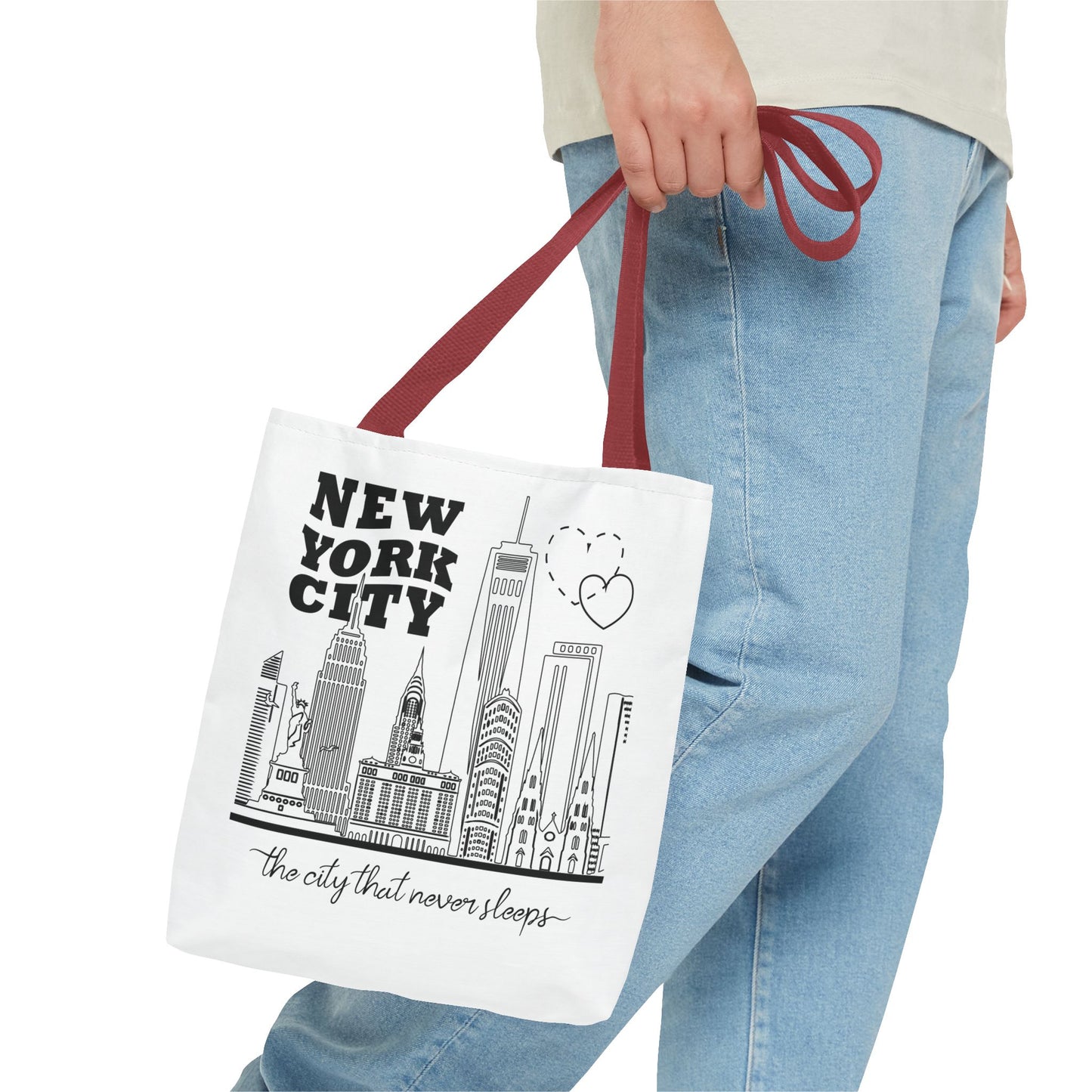 New York City Skyline Tote Bag