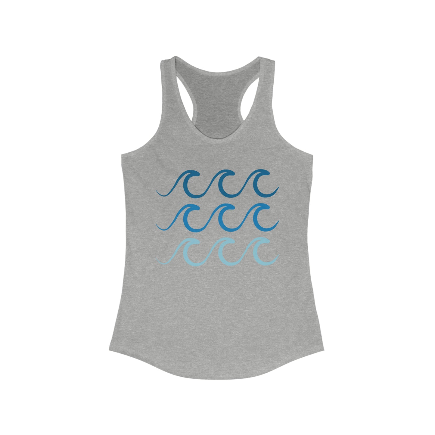 Ocean Waves Women's Racerback Tank-Top