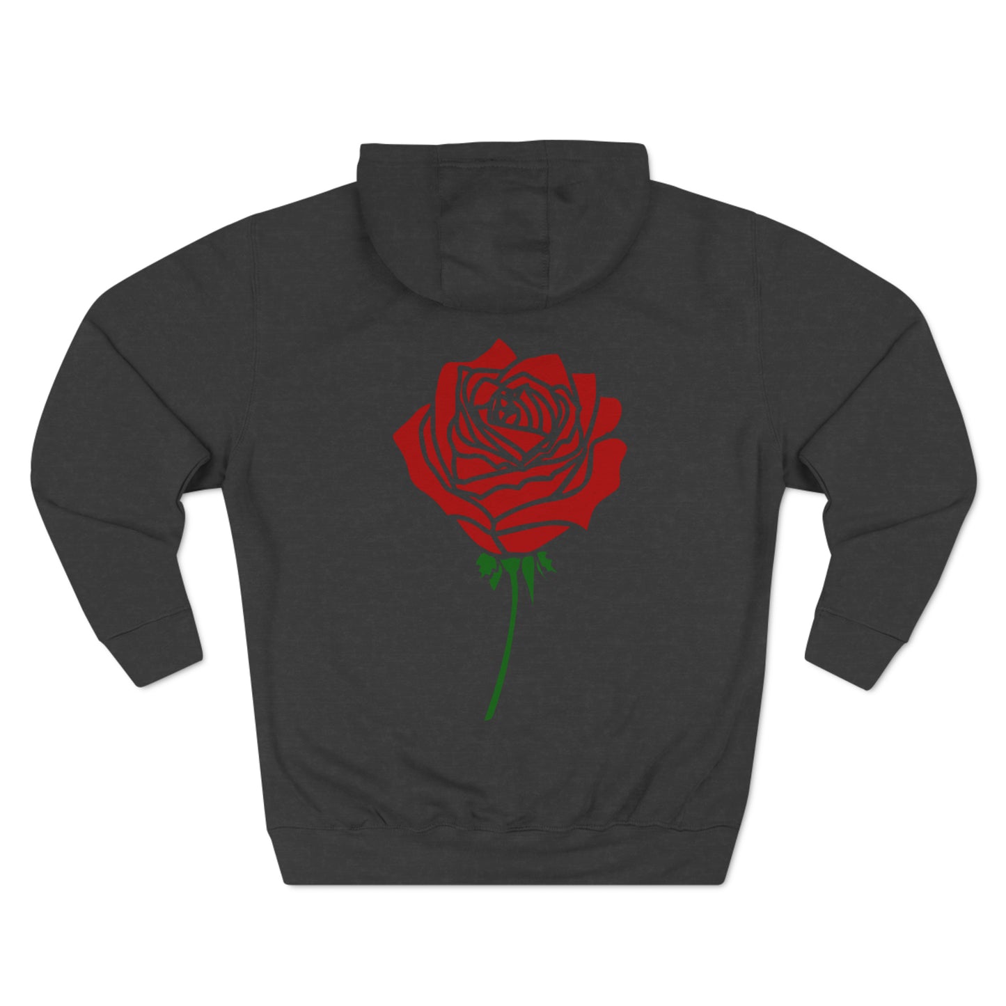 Red Rose Premium Pullover Hoodie