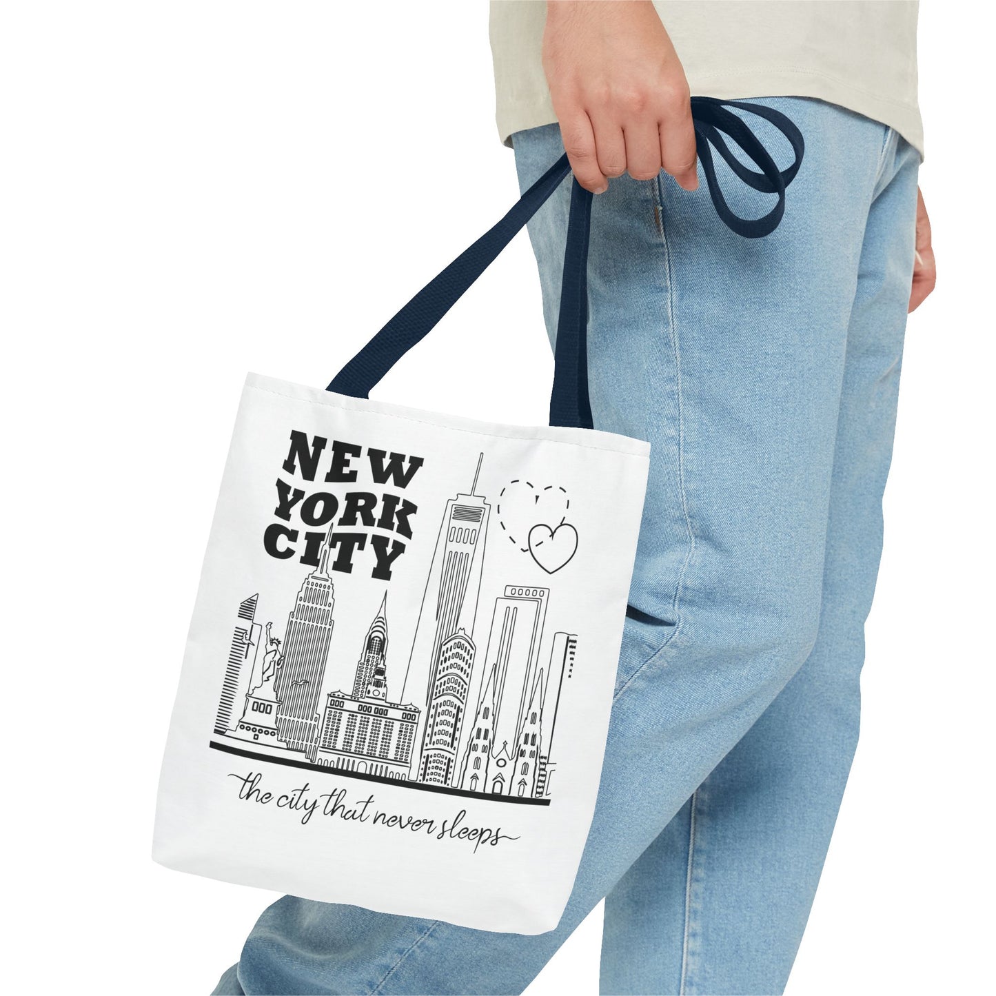 New York City Skyline Tote Bag