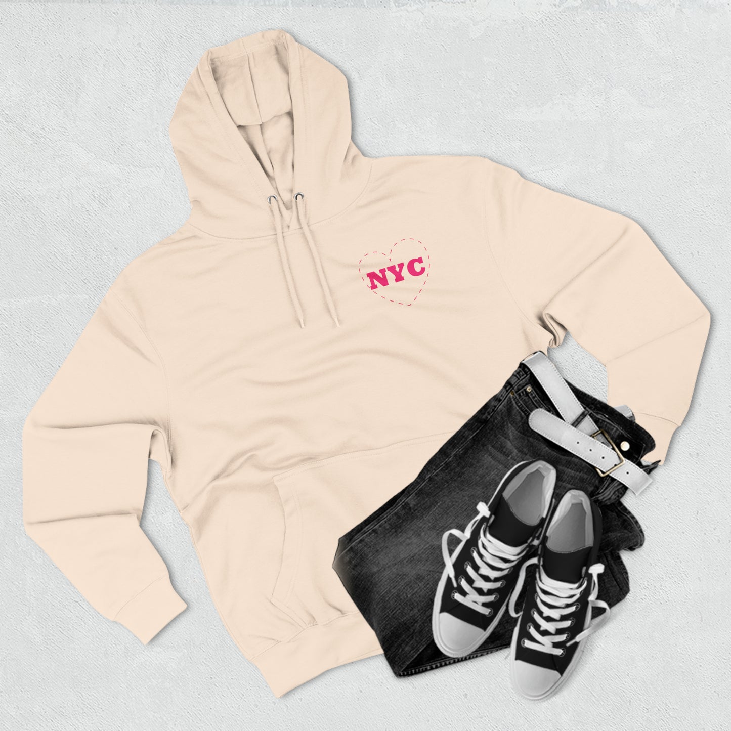 New York City Chick Premium Cotton Pullover Hoodie