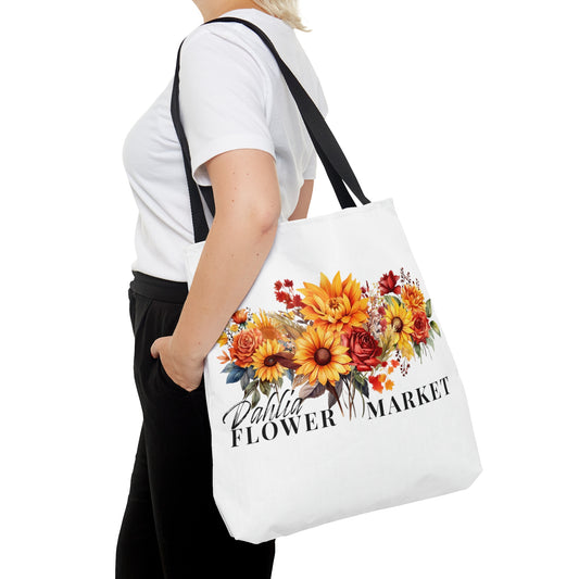 Dahlia Flower Market Tote Bag