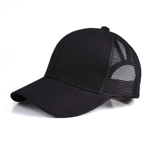 CC Solid Mesh Pony Tail Cap