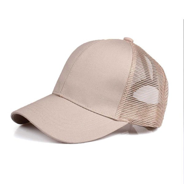 CC Solid Mesh Pony Tail Cap