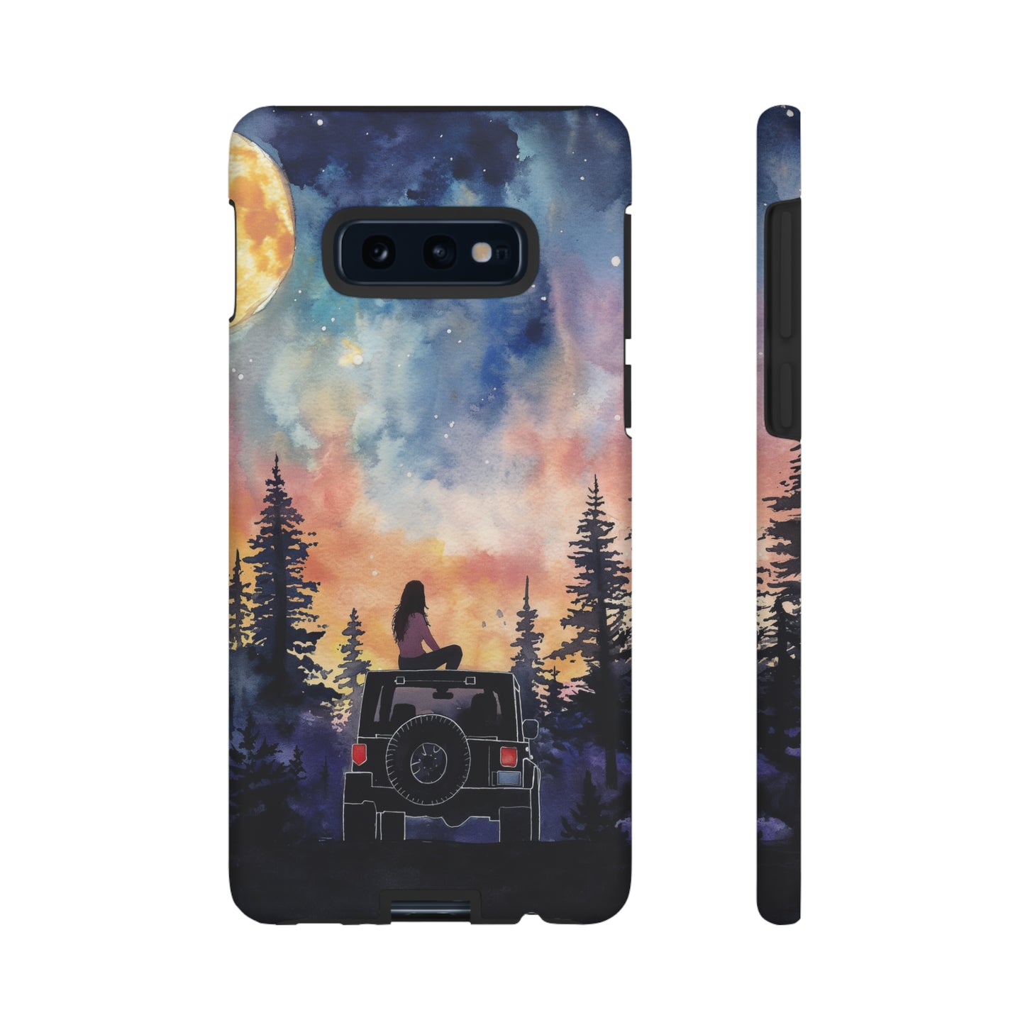 Truck-Girl Stargazer Watercolor Tough Phone Case