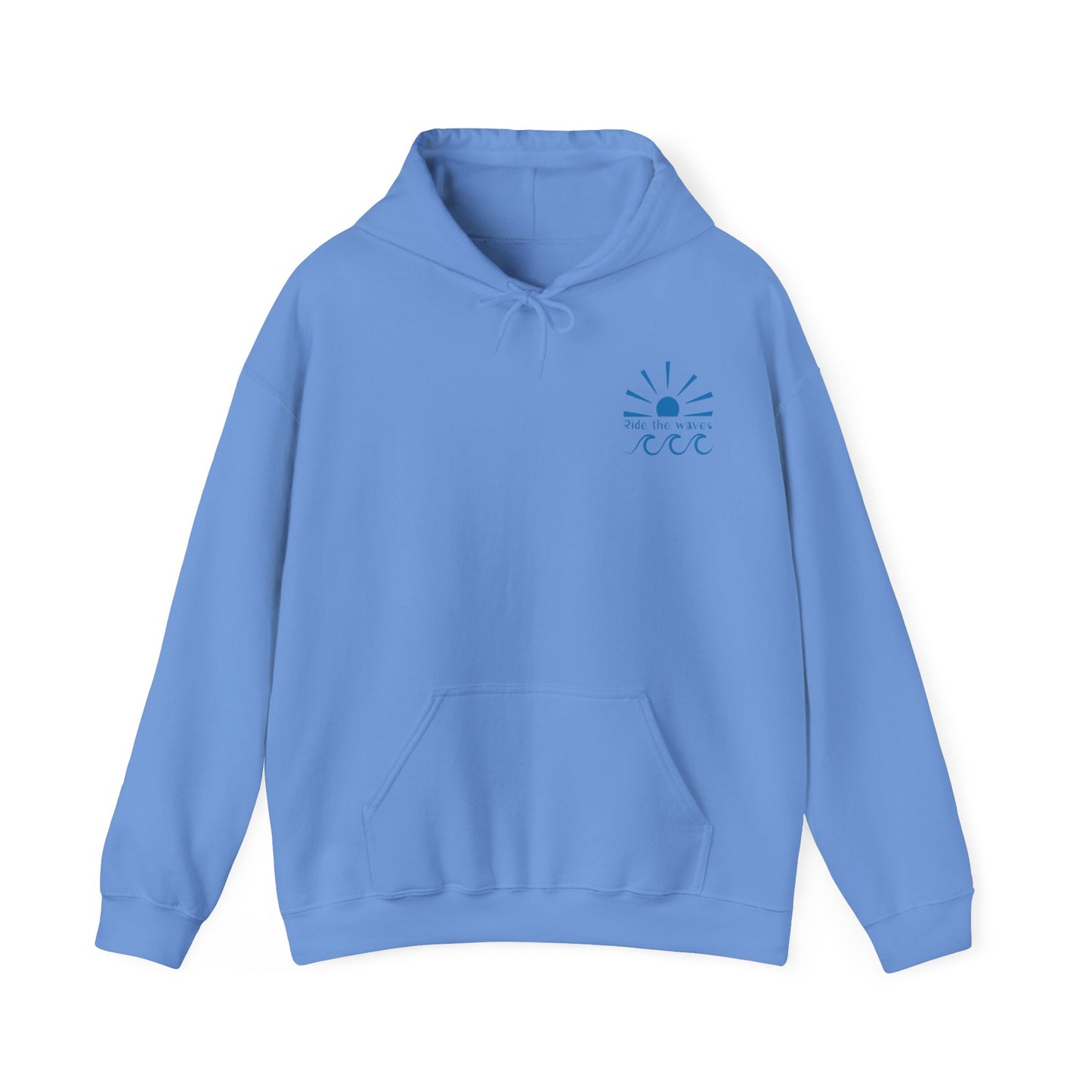 Ocean Blue Waves Unisex Hoodie Sweatshirt