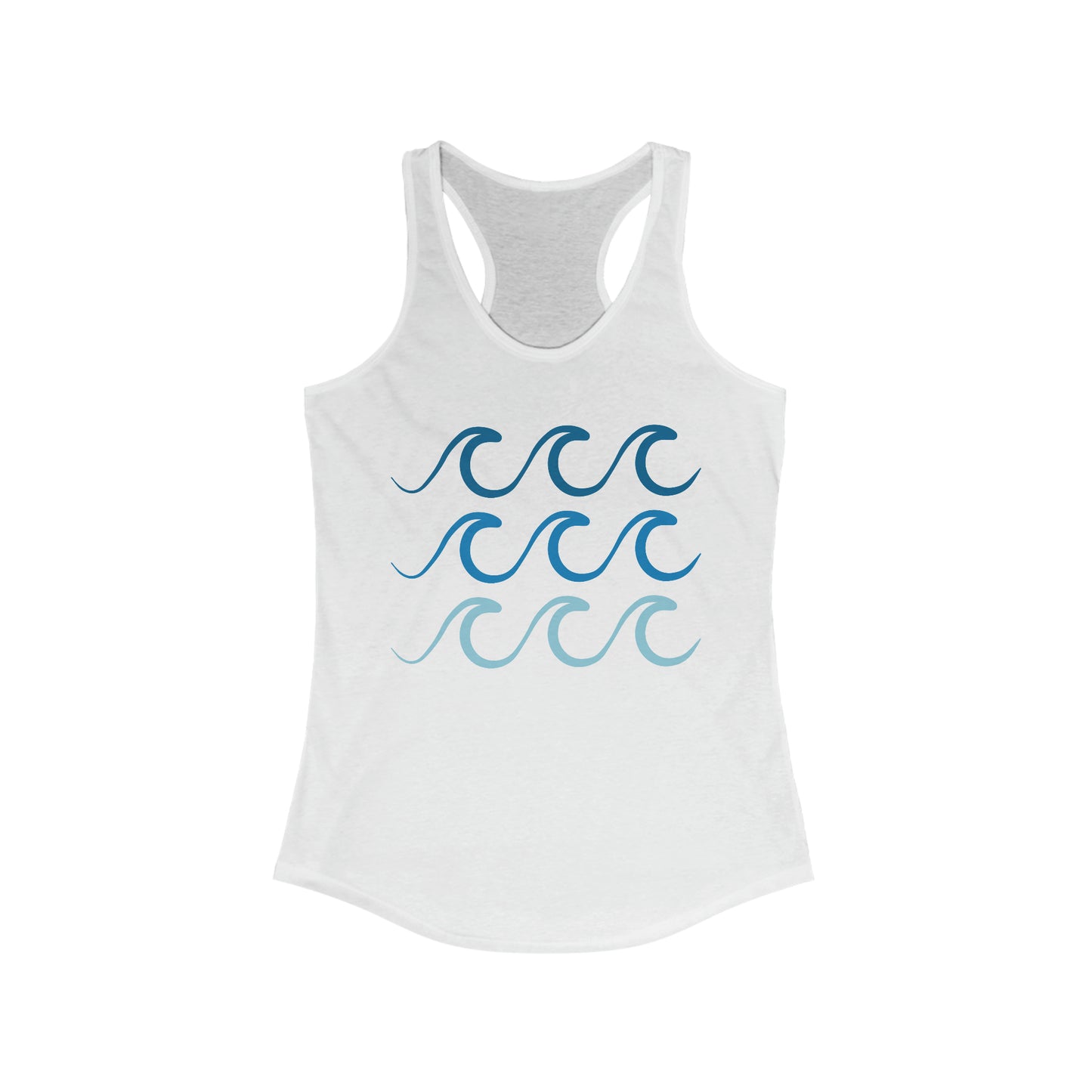 Ocean Waves Women's Racerback Tank-Top