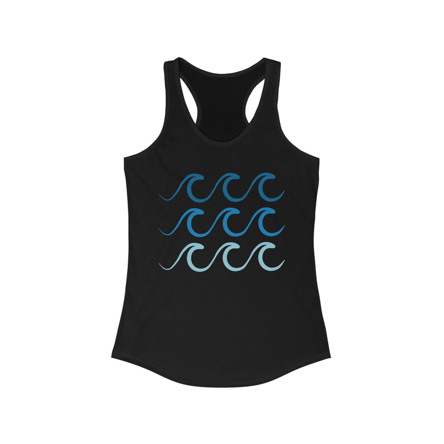 Ocean Waves Women's Racerback Tank-Top