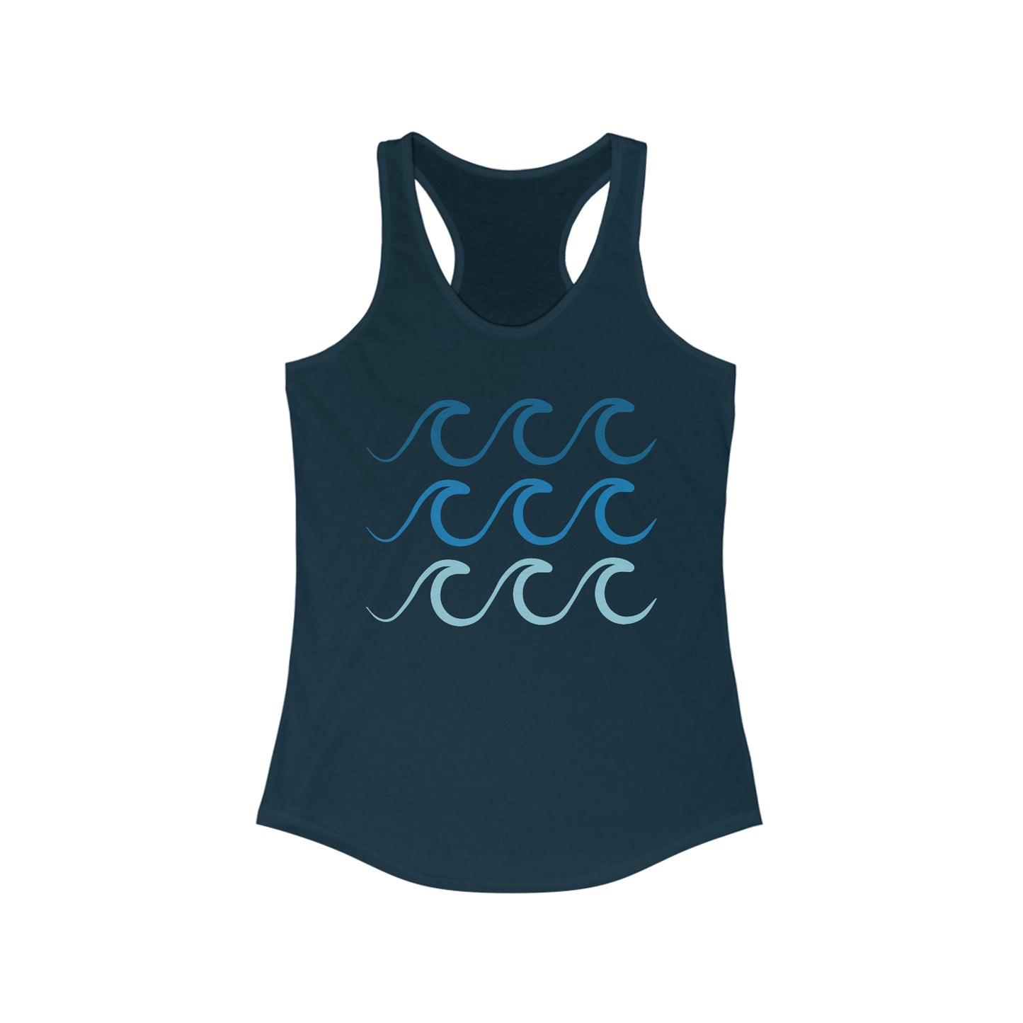 Ocean Waves Women's Racerback Tank-Top