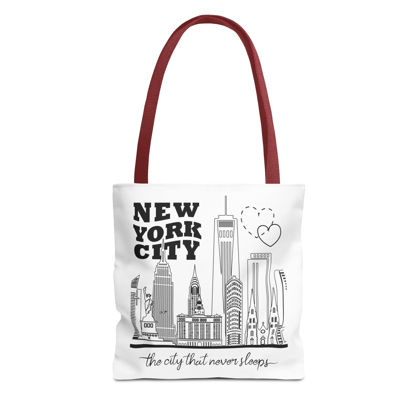 New York City Skyline Tote Bag