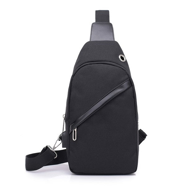 Crossbody Zipper Sling Bag