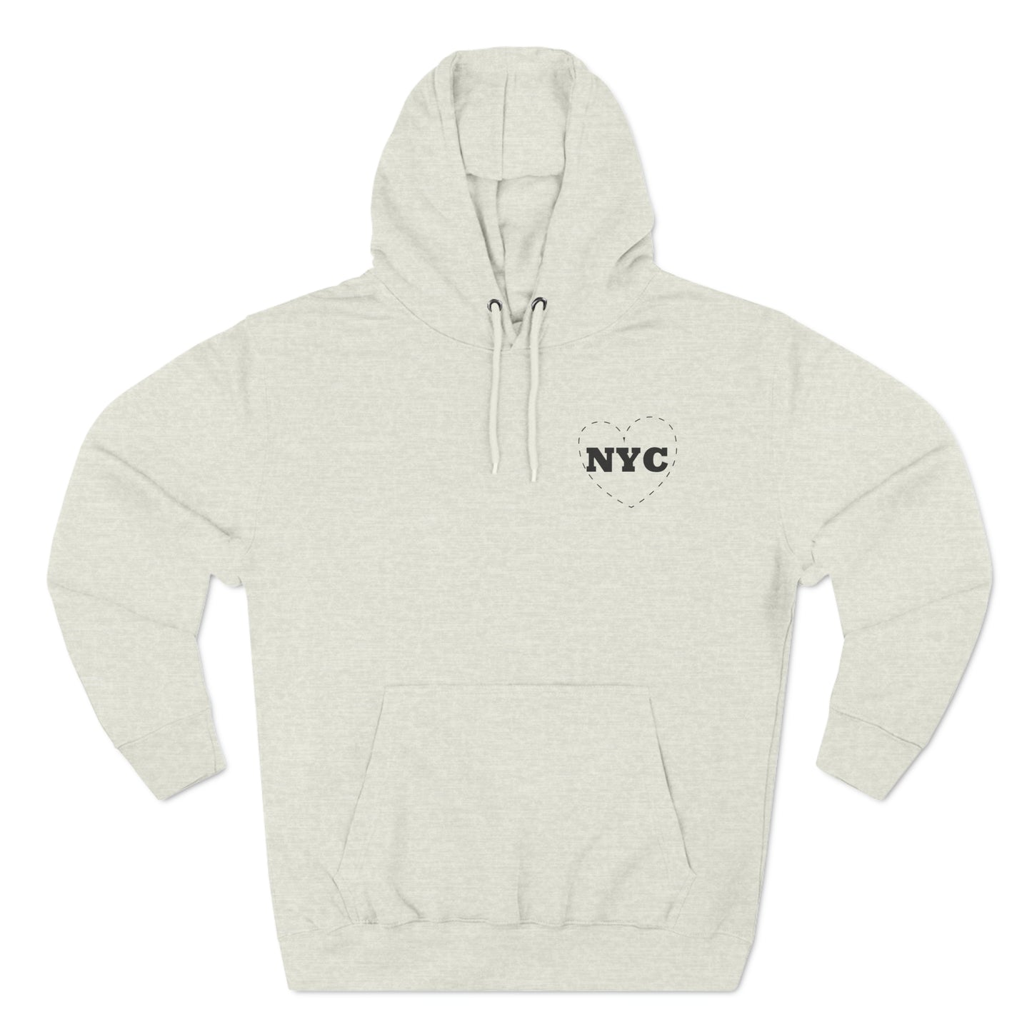 New York City Skyline Premium Cotton Pullover Hoodie