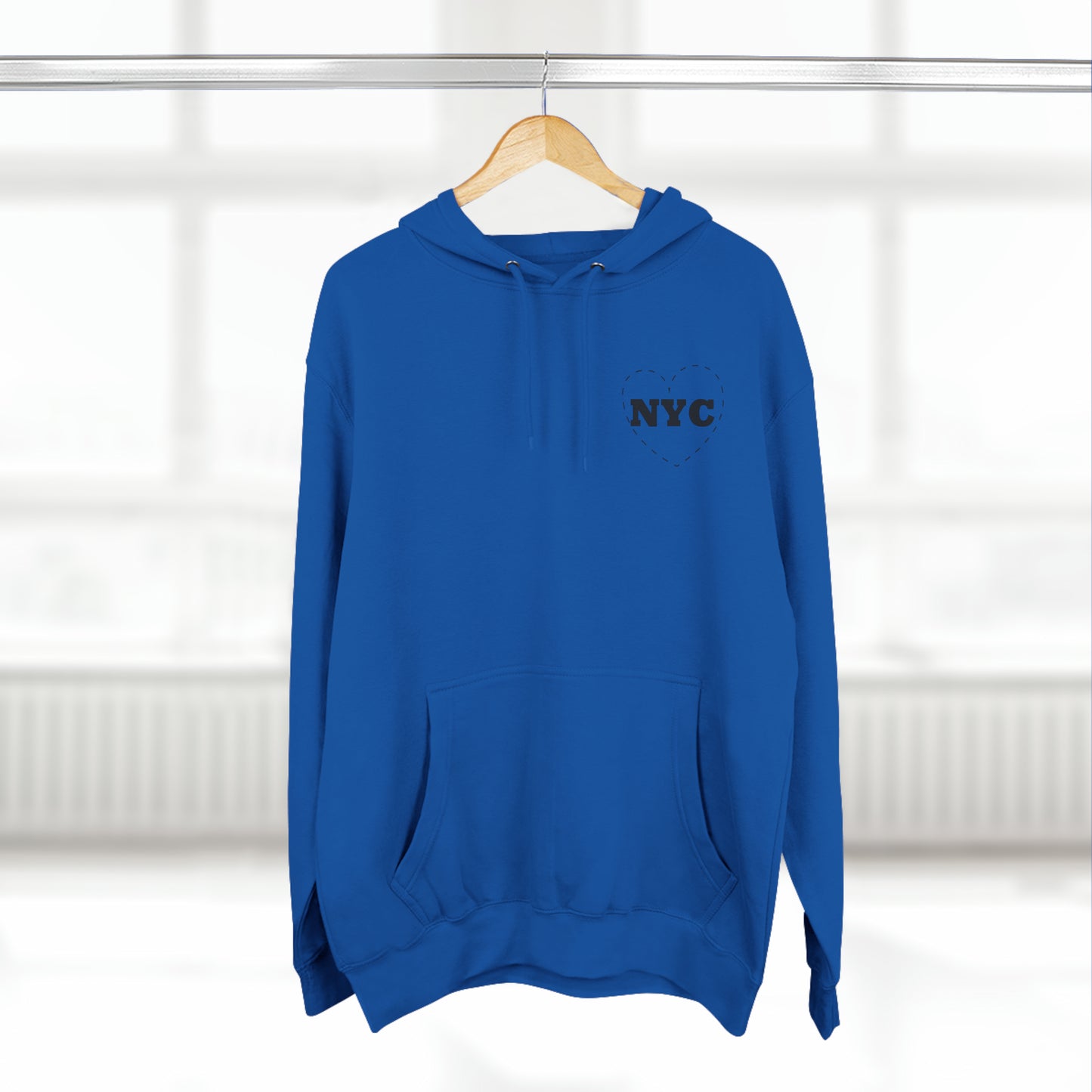 New York City Skyline Premium Cotton Pullover Hoodie