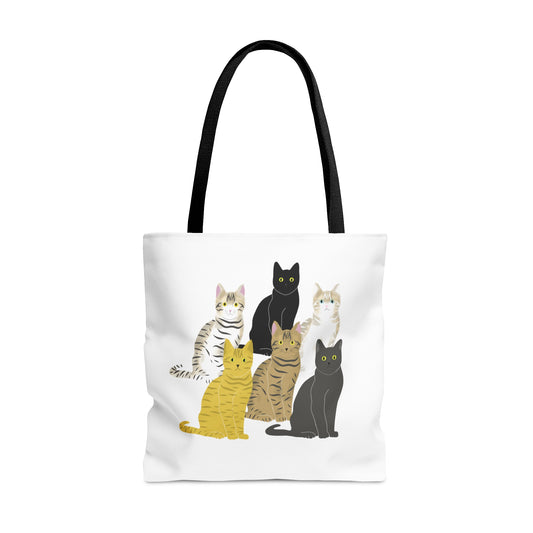 The Cats Crew Printed Art Tote Bag