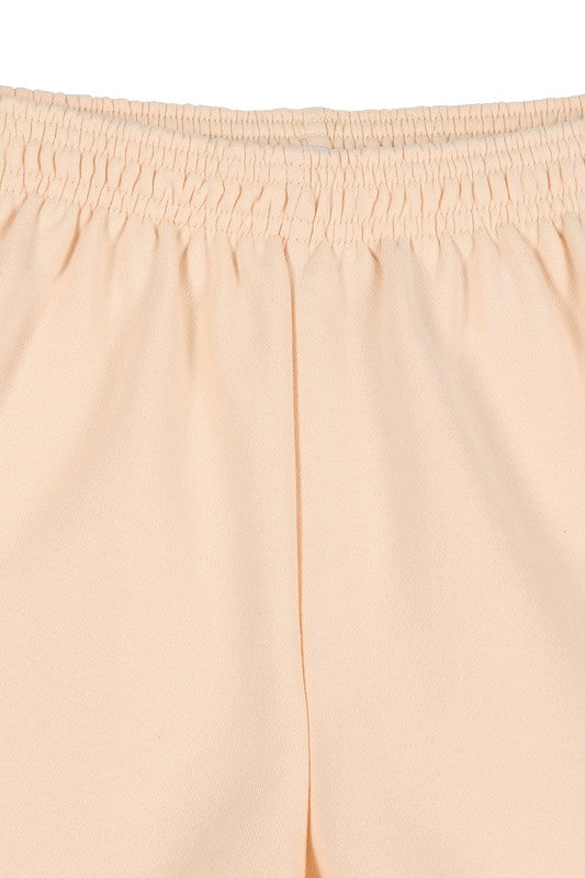 Soft Cream Sweat Shorts