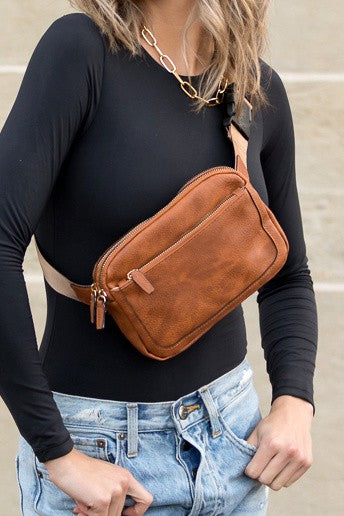 Vegan Leather Everywhere Belt Bag or Crossbody