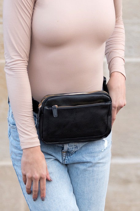 Vegan Leather Everywhere Belt Bag or Crossbody