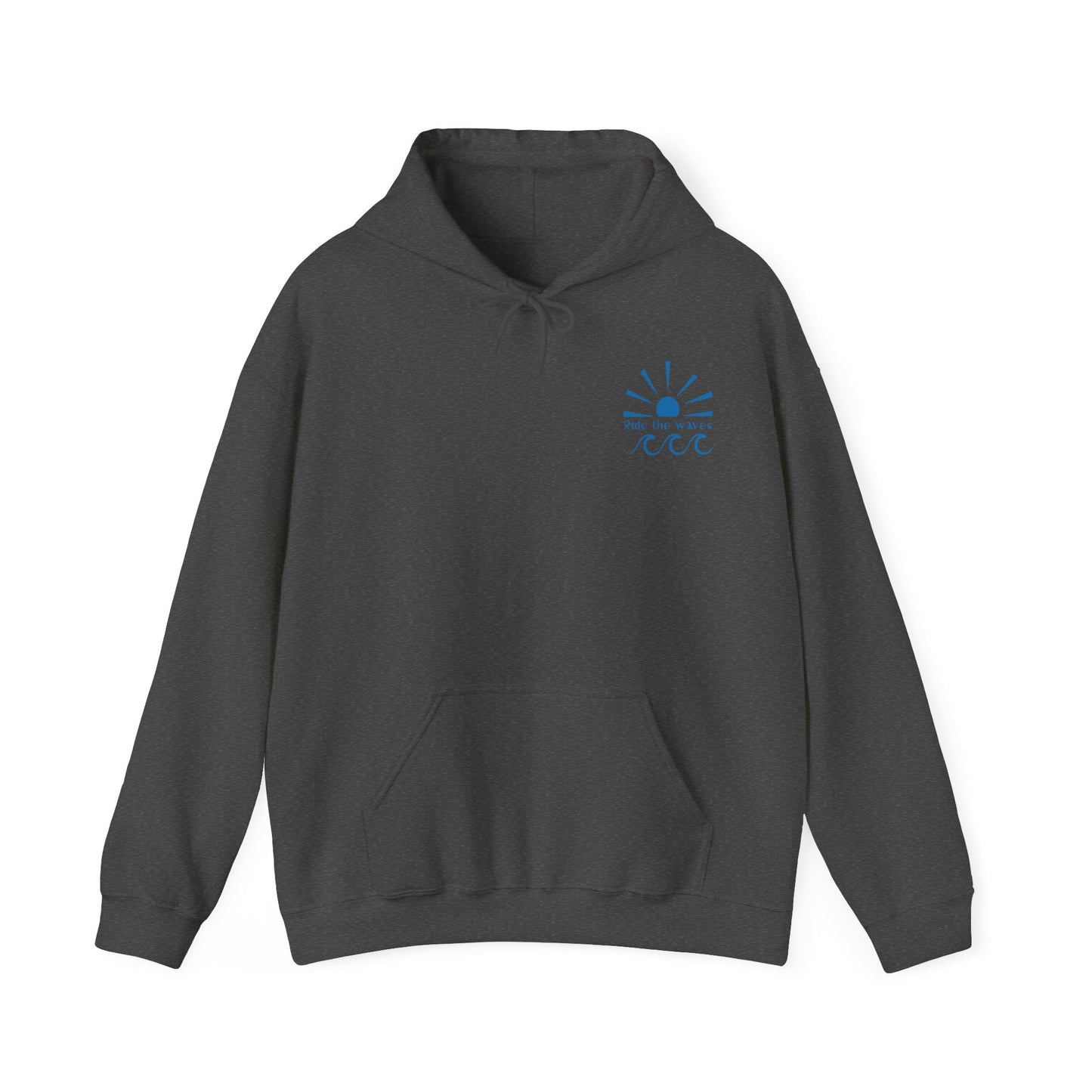 Ocean Blue Waves Unisex Hoodie Sweatshirt