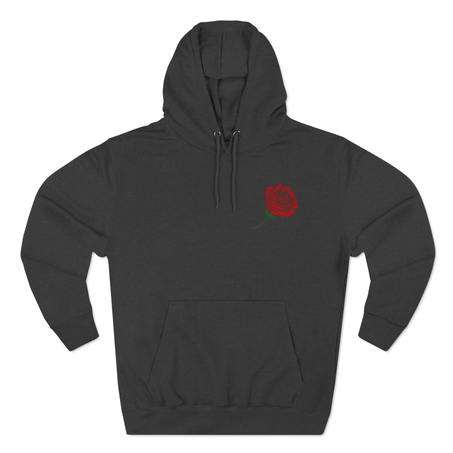 Red Rose Premium Pullover Hoodie