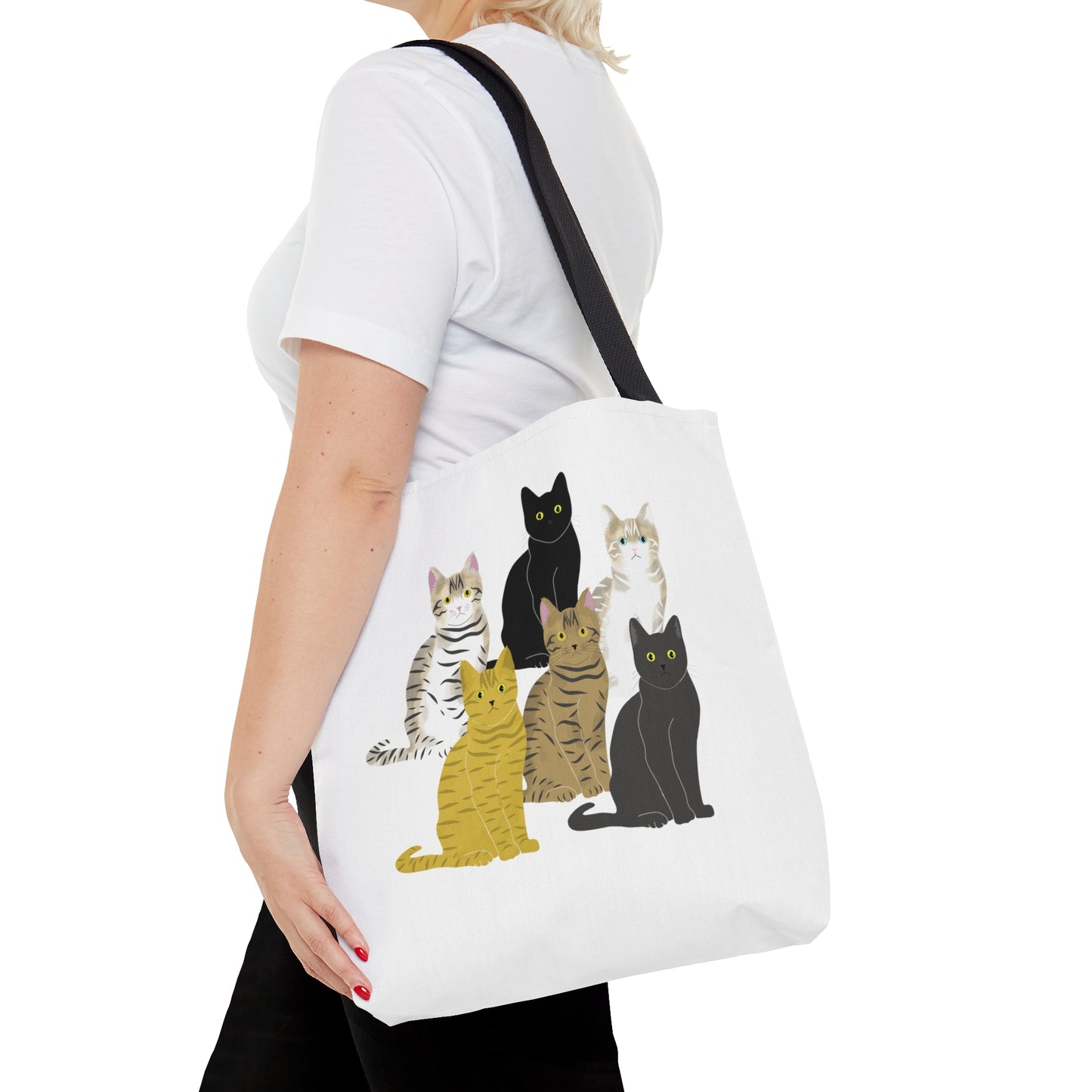 The Cats Crew Printed Art Tote Bag