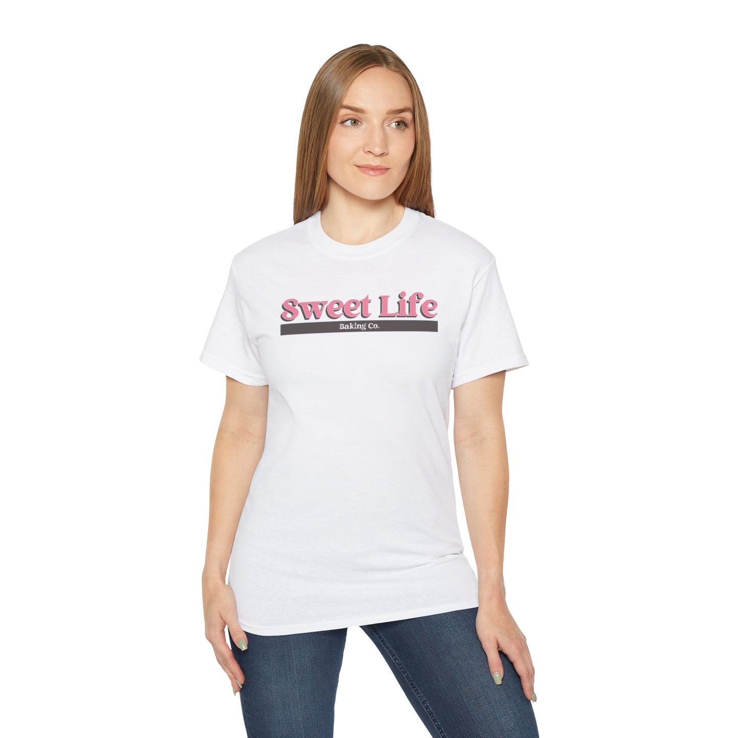 Sweet Life Baking Company Pink Unisex Ultra Cotton Tee