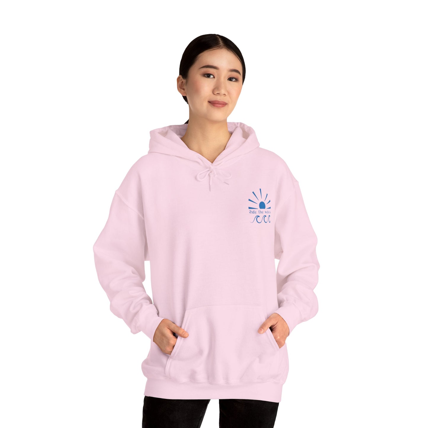 Ocean Blue Waves Unisex Hoodie Sweatshirt