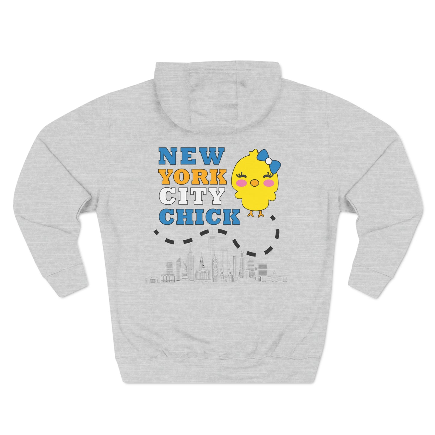 New York City Chick Premium Cotton Pullover Hoodie