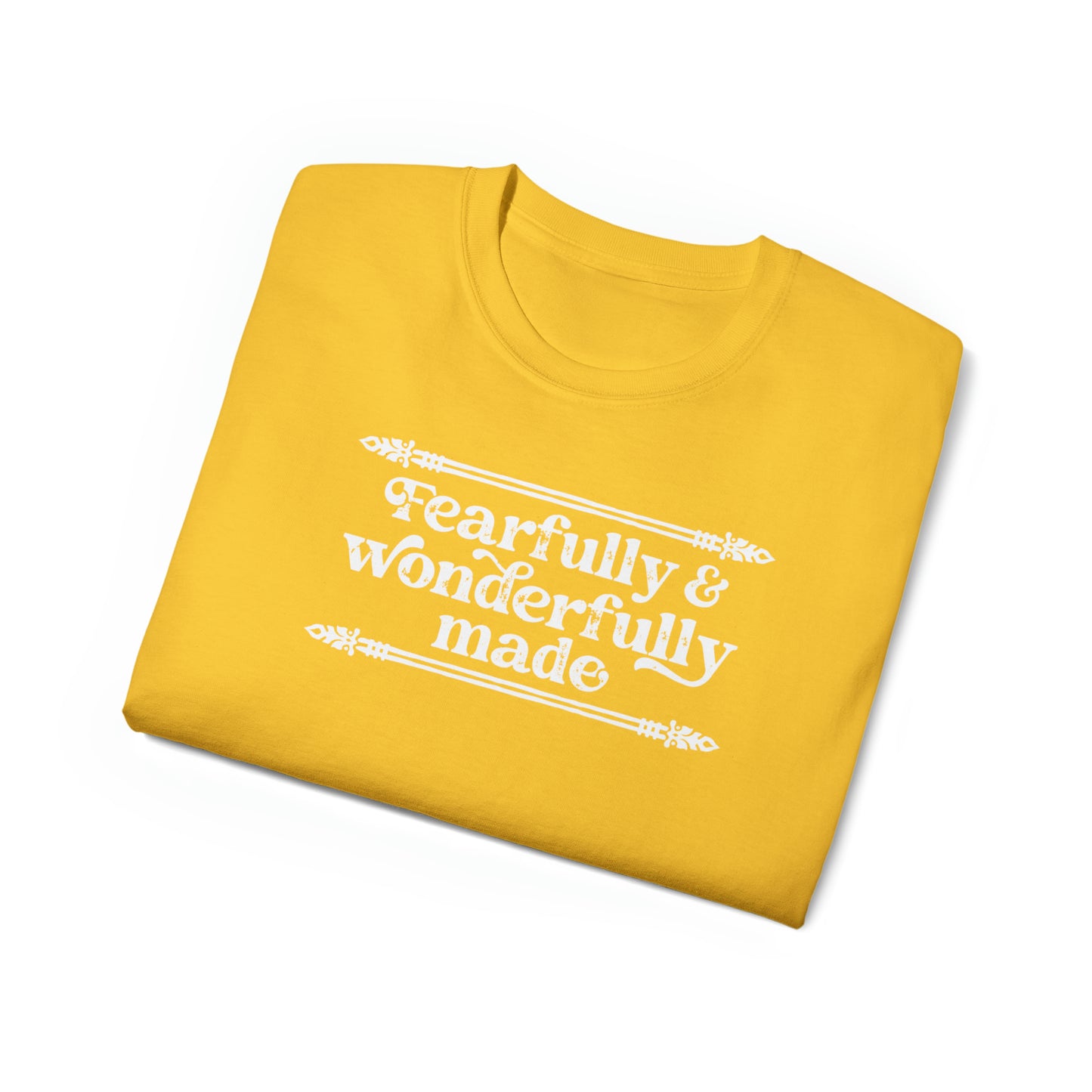 Fearfully and Wonderfully Made Unisex Cotton T-Shirt