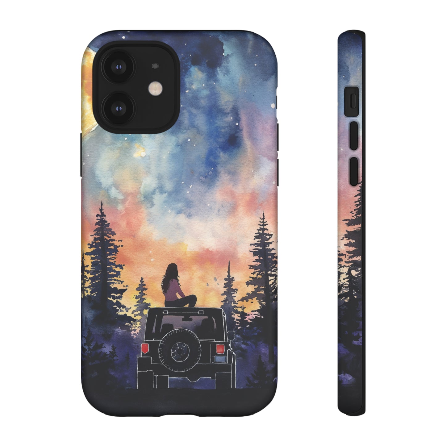 Truck-Girl Stargazer Watercolor Tough Phone Case