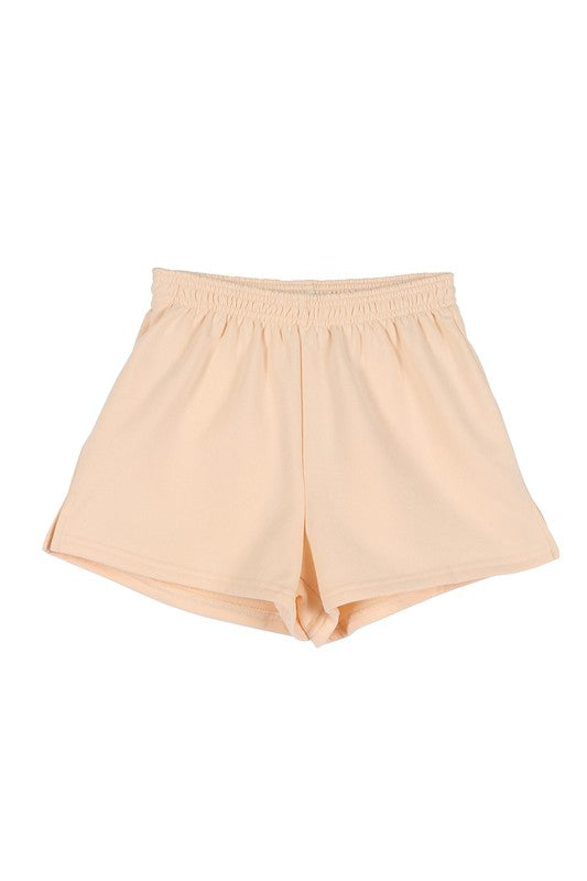 Soft Cream Sweat Shorts