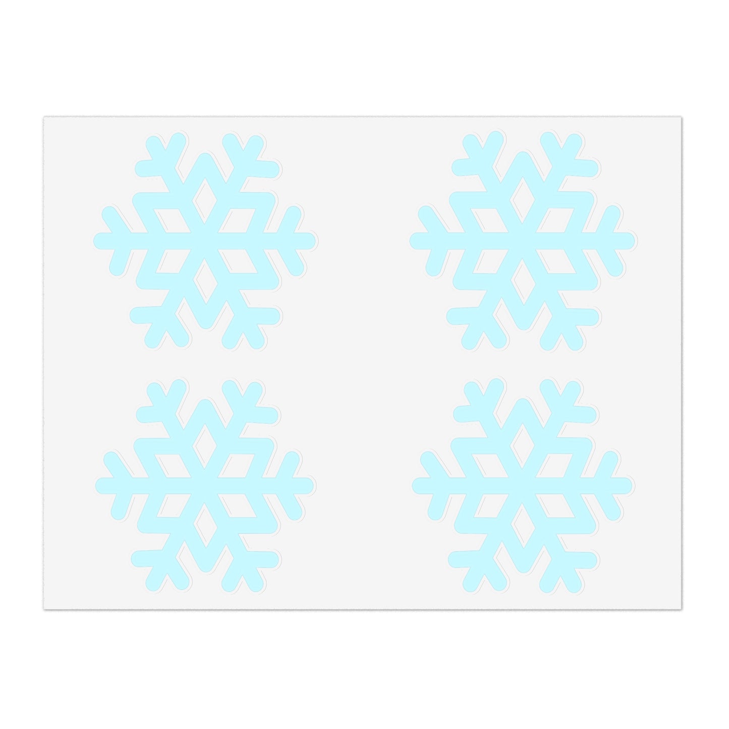 Snowflakes Sticker Sheet