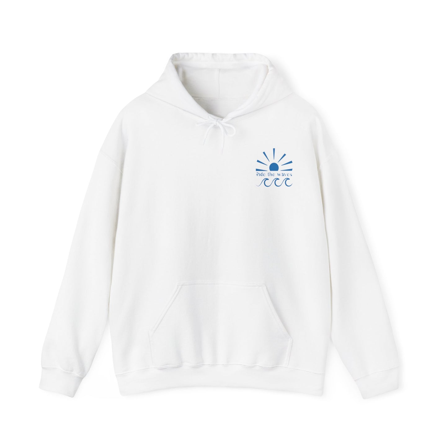 Ocean Blue Waves Unisex Hoodie Sweatshirt