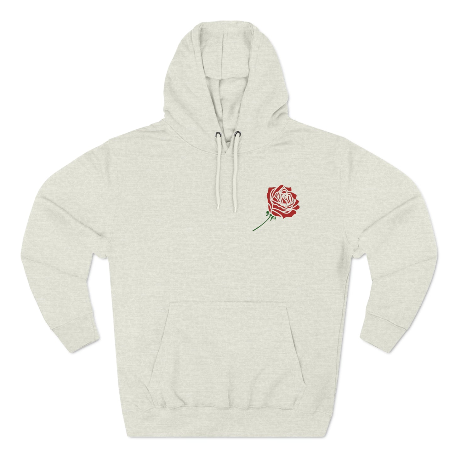 Red Rose Premium Pullover Hoodie