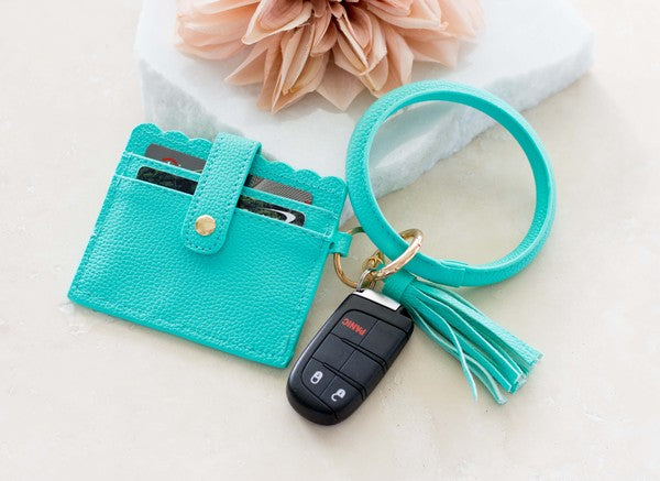 Key Ring ID Wallet Bracelet