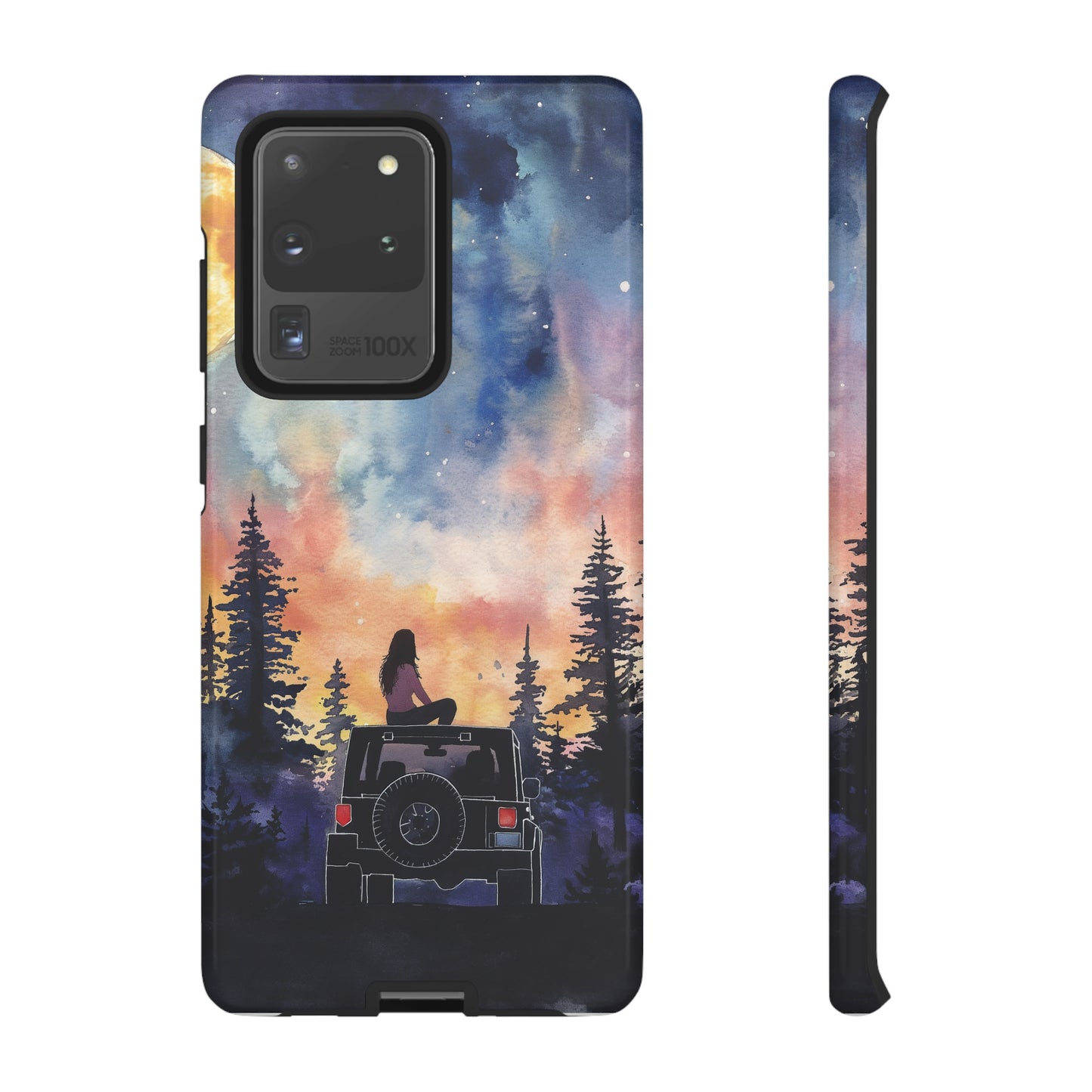 Truck-Girl Stargazer Watercolor Tough Phone Case