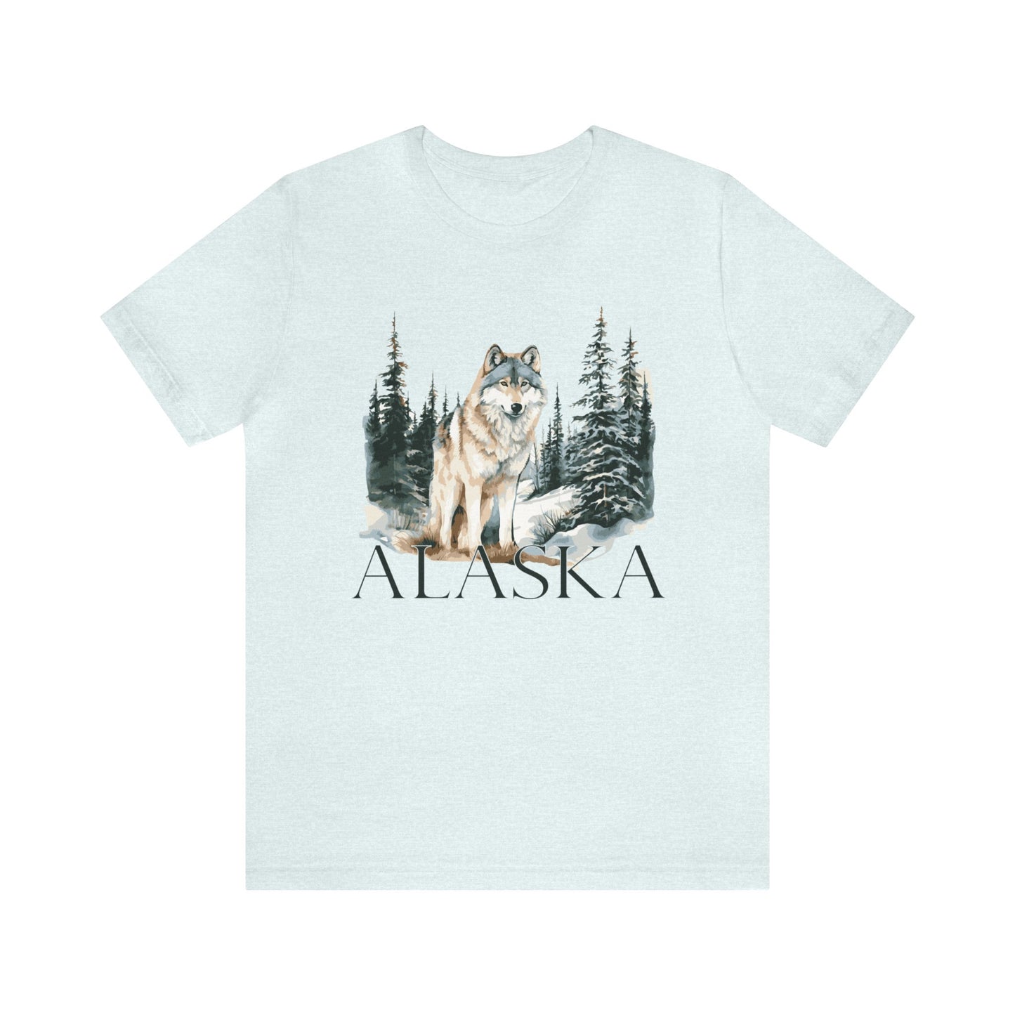 Alaska Wolf Unisex Jersey Short Sleeve Tee