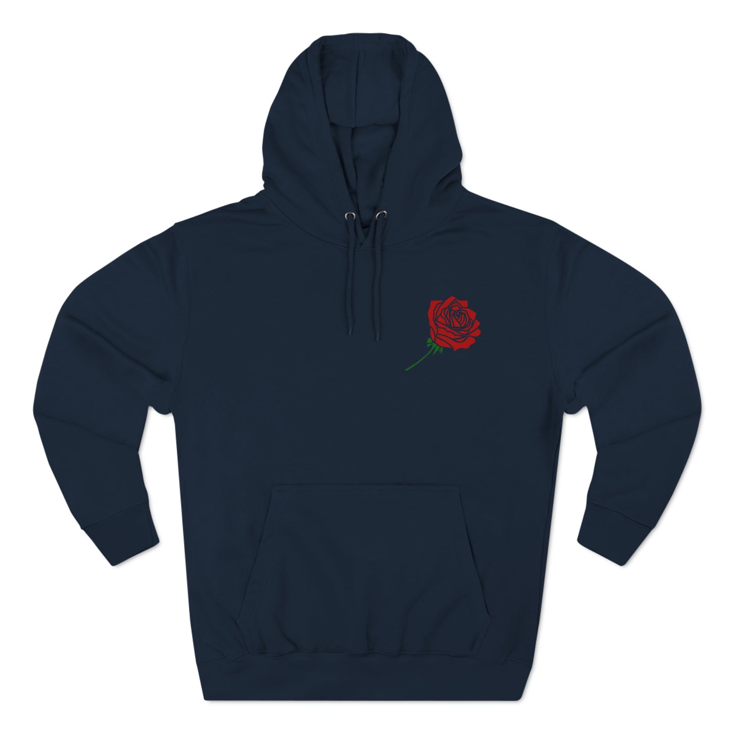 Red Rose Premium Pullover Hoodie