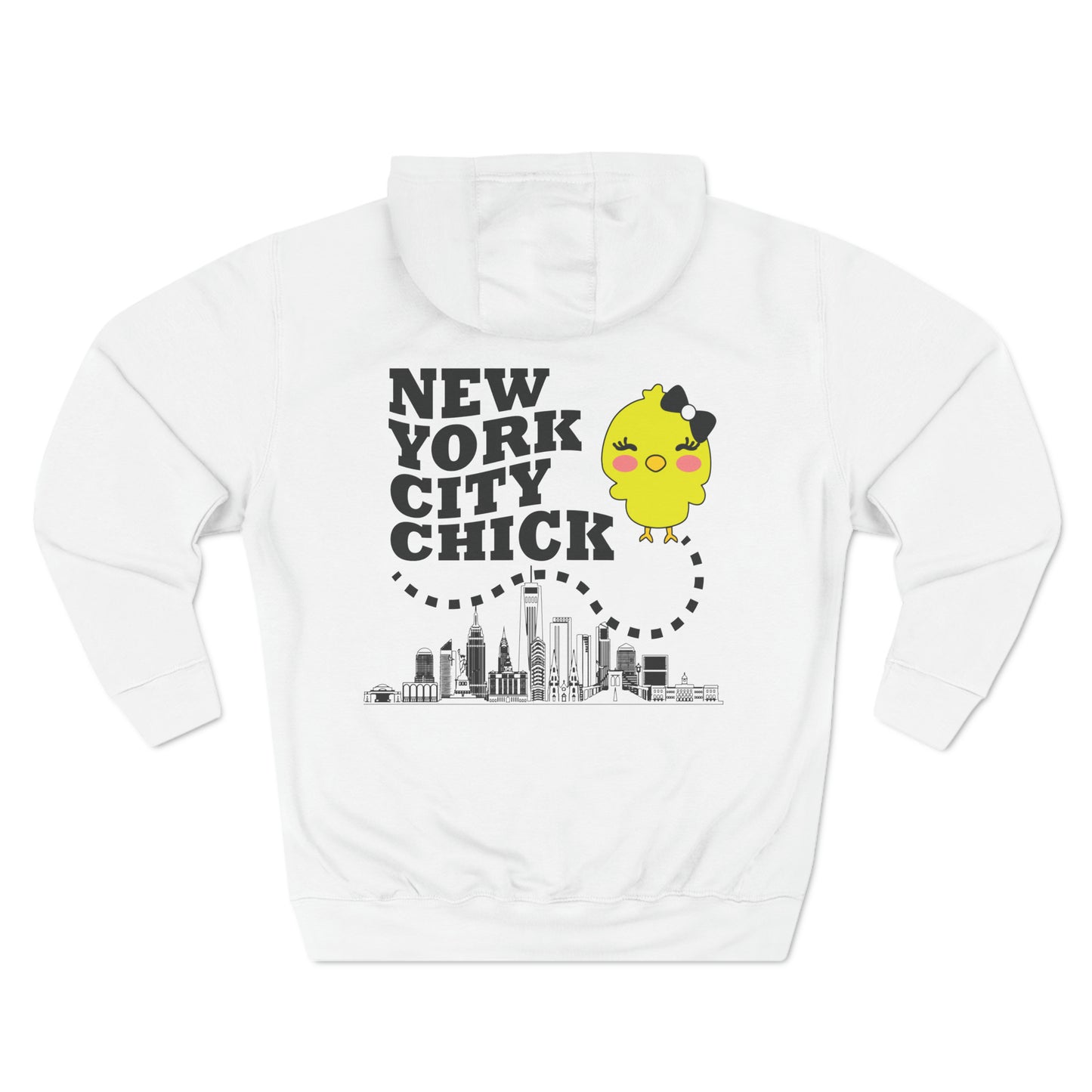 New York City Chick Premium Cotton Pullover Hoodie