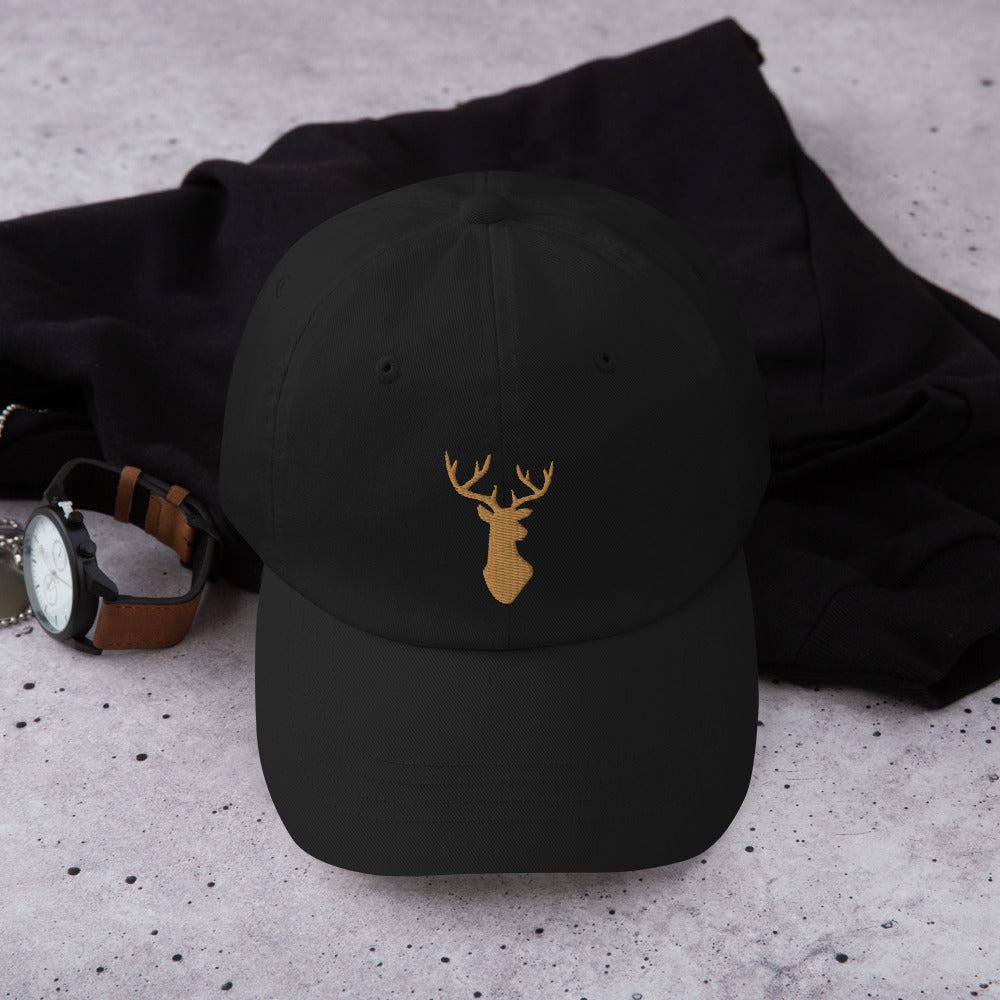 Deer Head Dad Hat - Custom Embroidery