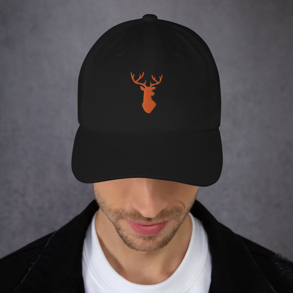 Deer Head Dad Hat - Custom Embroidery